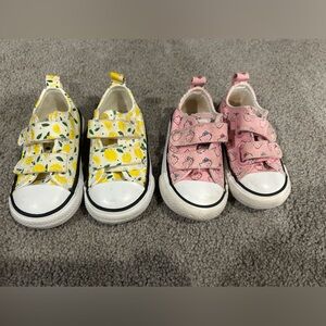 Converse toddler shoes hello kitty lemons size 5
